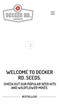 Mobile Screenshot of deckerrdseeds.com